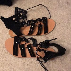 *sold* DV Lace Up Sandals